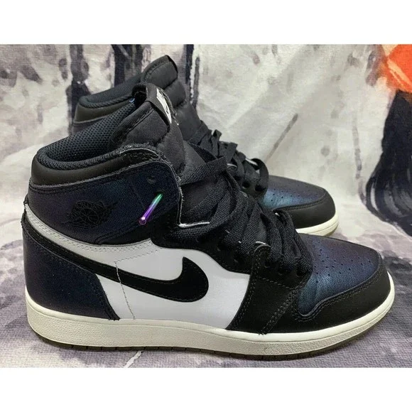 Nike Air Jordan Retro 1 All Star Game ASG Chameleon Size 6.5 Y Green - Picture 2 of 12